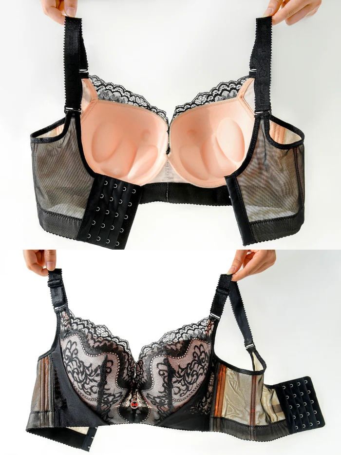 LIVÉN™ Push-Up BH mit Spitze