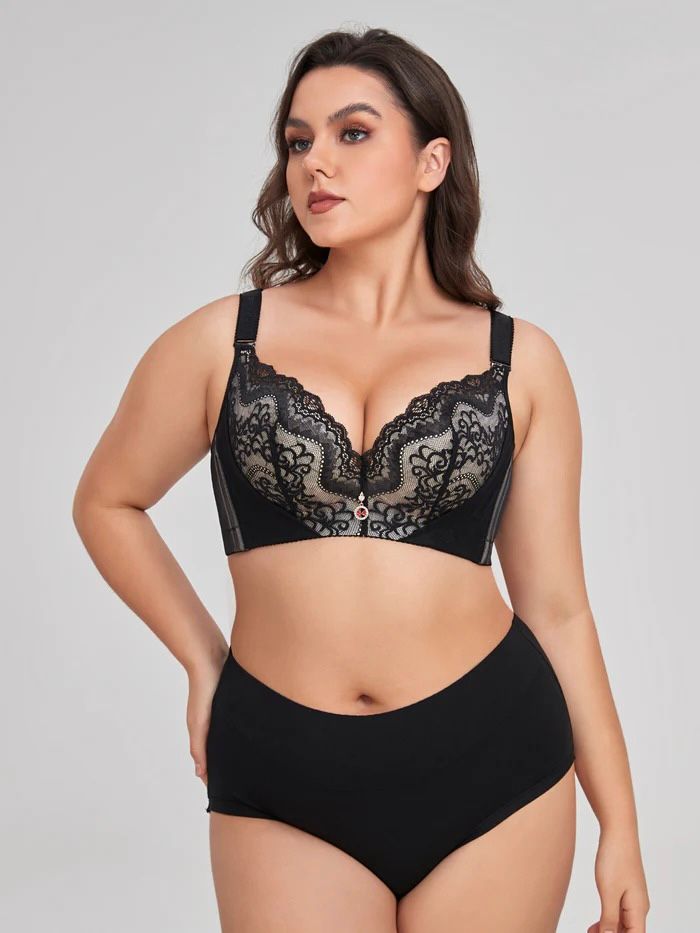LIVÉN™ Push-Up BH mit Spitze